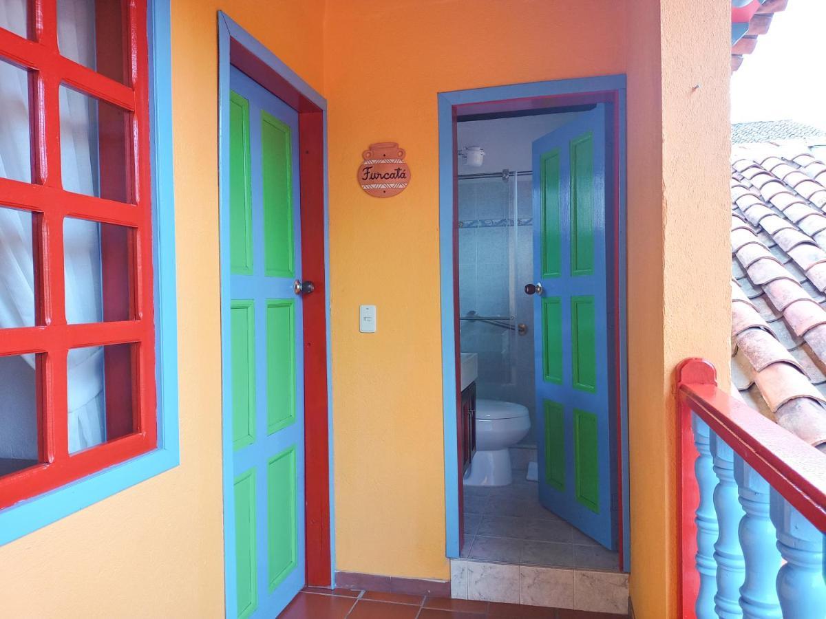 Casona 1865 Hotel Ráquira Exterior foto